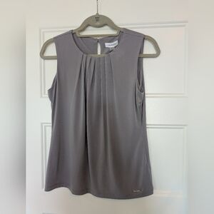 Calvin Klein Women's Elegant Gray Blouse